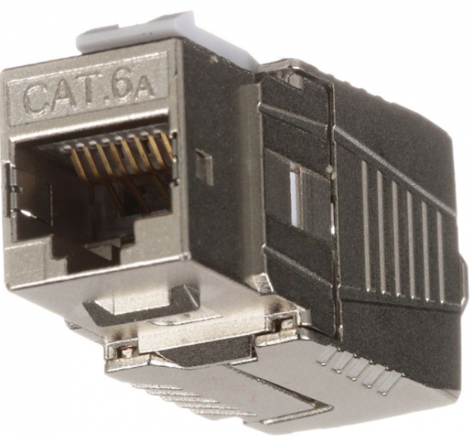 Модуль Panduit Keystone RJ45, кат. 6, FTP, NetKey безінструментальний Silver (KJS6X88TC)