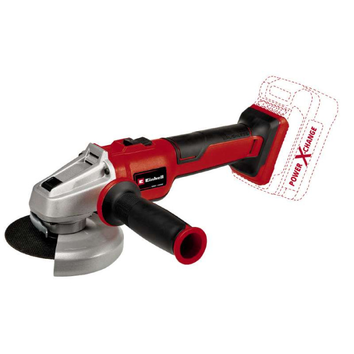 Кутова шліфувальна машина (болгарка) Einhell AXXIO 18/125 Q - Solo Red (4431151)