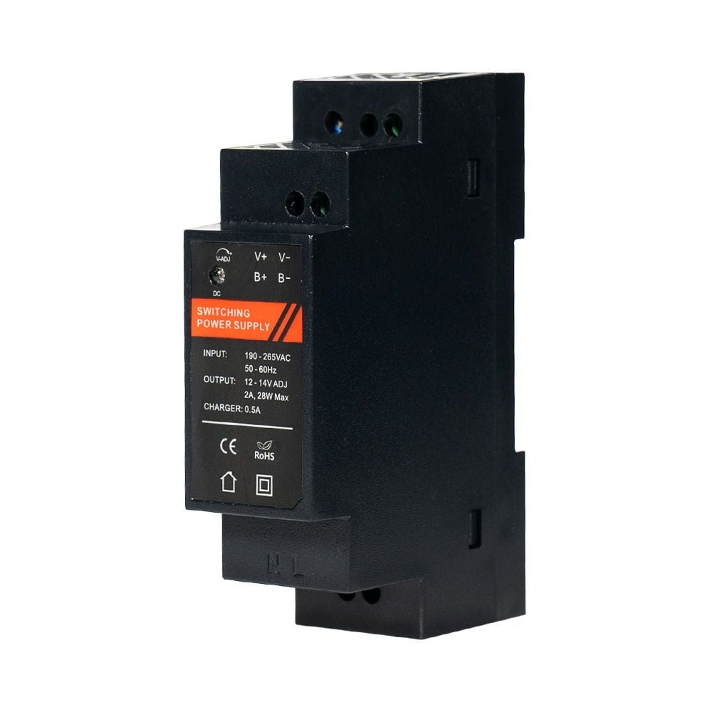 Джерело безперебійного живлення Kraft PSU-1202DIN(P) з кріпленням на DIN-рейку (43-00106)