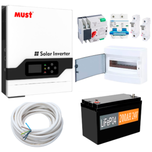 Комплект резервного живлення Must Рower PV18-3224VPM 3200W (АКБ LiFePO4 4800Wh)