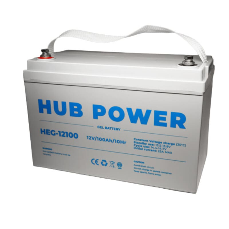 Акумулятор гелевий Hub Power HEG-12100 Grey (11990)