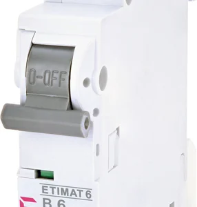 Автоматичний вимикач ETI ETIMAT 6 1p B 6А (6 kA) White (2111512)