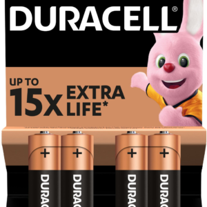 Батарейки Duracell AA MN1500 LR06 (1,5V 4 шт) (5000394052536 / 81551270)