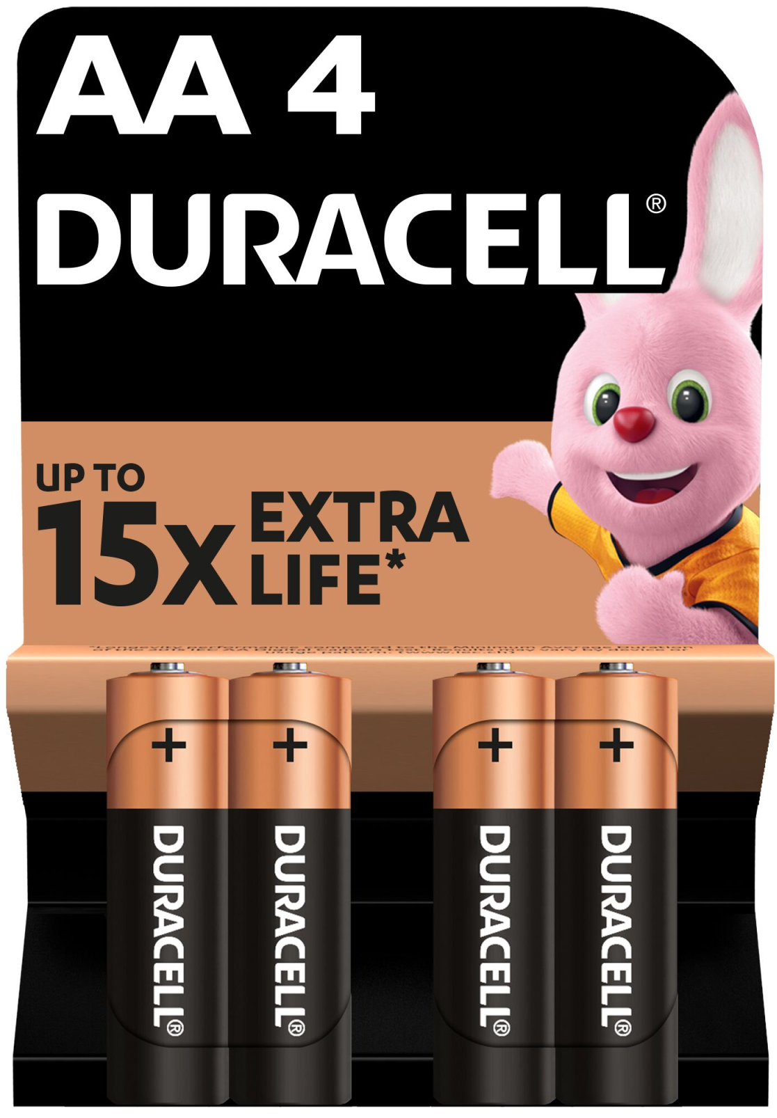 Батарейки Duracell AA MN1500 LR06 (1,5V 4 шт) (5000394052536 / 81551270)