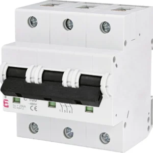 Автоматичний вимикач ETI ETIMAT 10 3p C 100А (20 kA) White (2135732)