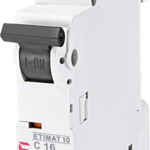 Автоматичний вимикач ETI ETIMAT 10 1p C 16А (10 kA) White (2131716)