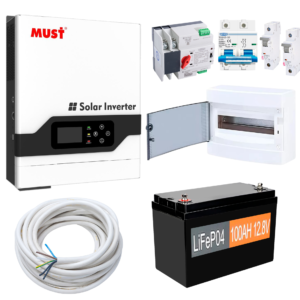 Комплект резервного живлення Must Рower PV18-1512VPM 1500W (АКБ LiFePO4 1280Wh)