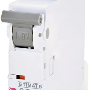 Автоматичний вимикач ETI ETIMAT 6 1p C 2A (6kA) White (2141508)