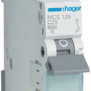 Автоматичний вимикач Hager QC MCS106 (1п, 6kA, C, 6A, 1м)