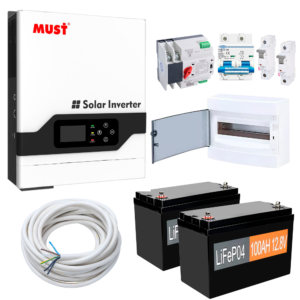 Комплект резервного живлення Must Рower PV18-1512VPM 1500W (АКБ 2 х LiFePO4 1280Wh)