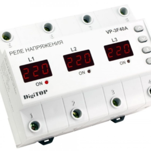 Реле напруги DigiTop VP-3F63A White