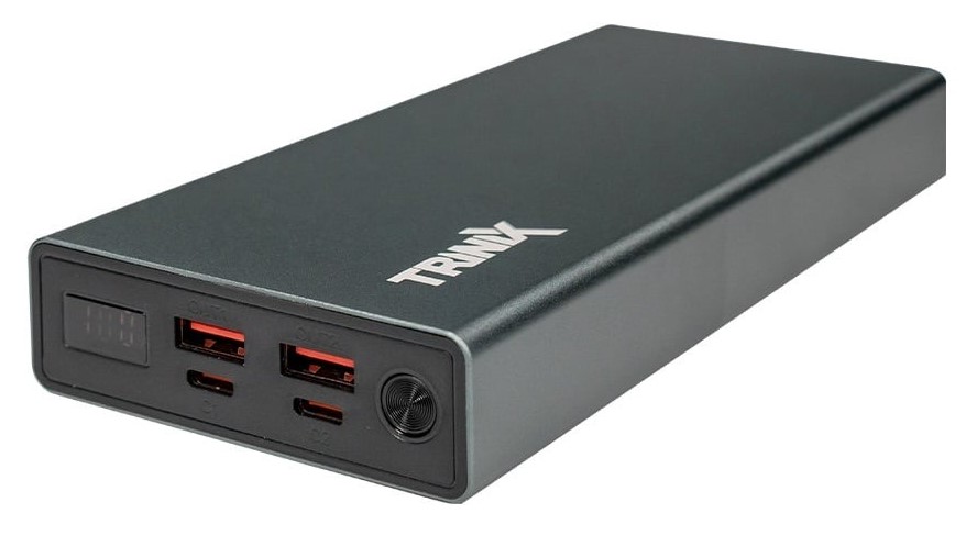 УМБ Powerbank TriniX TPB-10030PD 30000mAh 100W PPS Grey (43-00075)