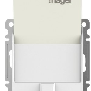 Вимикач картковий Hager Lumina WL0510 White (WL0510)