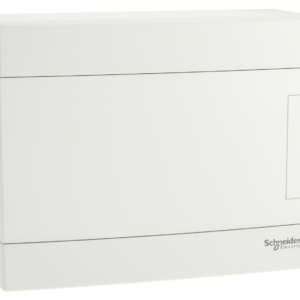 Щит пластиковий навісний Schneider Electric Easy9 EU (1 ряд 8 модулів, білі двері) (EZ9EUD108)