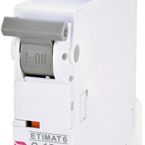 Автоматичний вимикач ETI ETIMAT 6 (1p, C, 13А, 6 kA) (2141515)