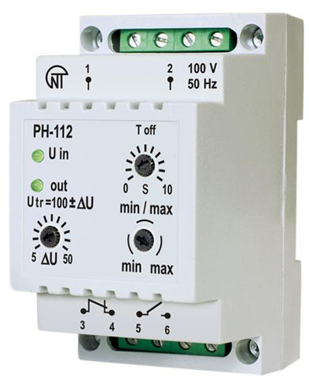 Реле напруги Новатек РН 112 (NTRN122LV)