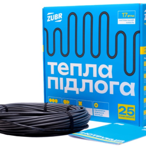 Нагрівальний кабель ZUBR DC Cable 17 / 170Вт / 10м (4820120222337)
