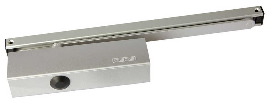 Доводчик дверний Geze TS 5000V ЕN 2/3/4/5/6 з ковзаючою тягою Silver