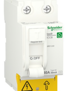 ПЗВ Schneider Electric RESI9 (40A, 30мA, 2P, тип АС) (R9R51240)