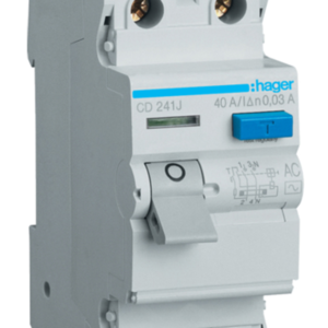 ПЗВ Hager CD226J (2P, 40A, 30мА, AC)