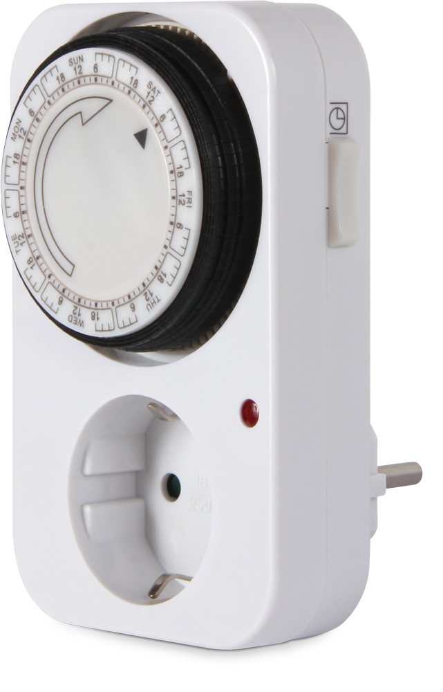 Реле часу електромеханічне розеточне тижневе E.Next e.control.t12 (i0310019)