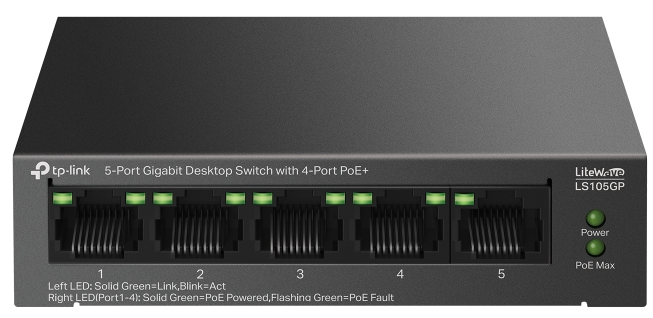 Комутатор TP-Link LS105G Blue