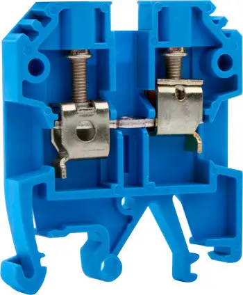 Набірна клемна колодка E.Next e.tc.din.pro.4.blue без кришки Blue (p049024)
