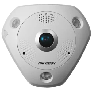IP-відеокамера купольна Fisheye Hikvision DS-2CD63C5G0E-IVS(B)