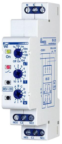 Реле часу Новатек РЕВ-120Н (NTREV120N)