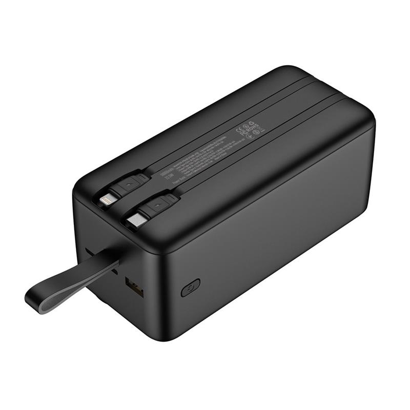 Універсальна мобільна батарея ColorWay LCD 50000mAh Black (CW-PB500LPA4BK-PDD) - Зображення 3
