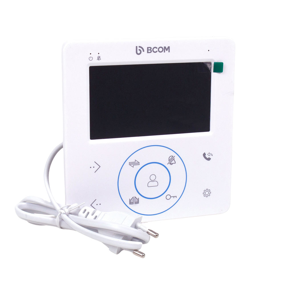 Комплект відеодомофона BCOM BD-480 White Kit - Зображення 2