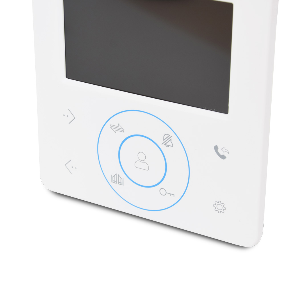 Комплект відеодомофона BCOM BD-480 White Kit - Зображення 3