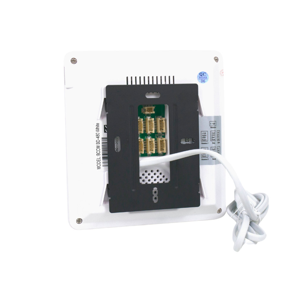 Комплект відеодомофона BCOM BD-480 White Kit - Зображення 4