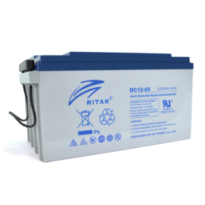 Акумулятор Ritar Agm DC12-65, Gray 12V 65Ah Q1