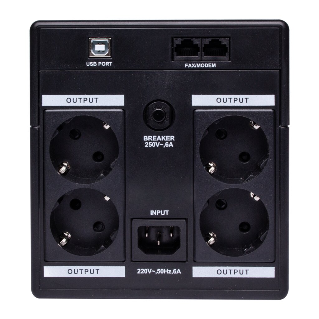 Джерело безперебійного живлення (ДБЖ) LPM-U1100VA-P (770Вт) - Зображення 5