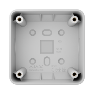 Коробка для зовнішнього монтажу Ajax SurfaceBox для пристрою LightSwitch чи Outlet White (107589.293.WH)