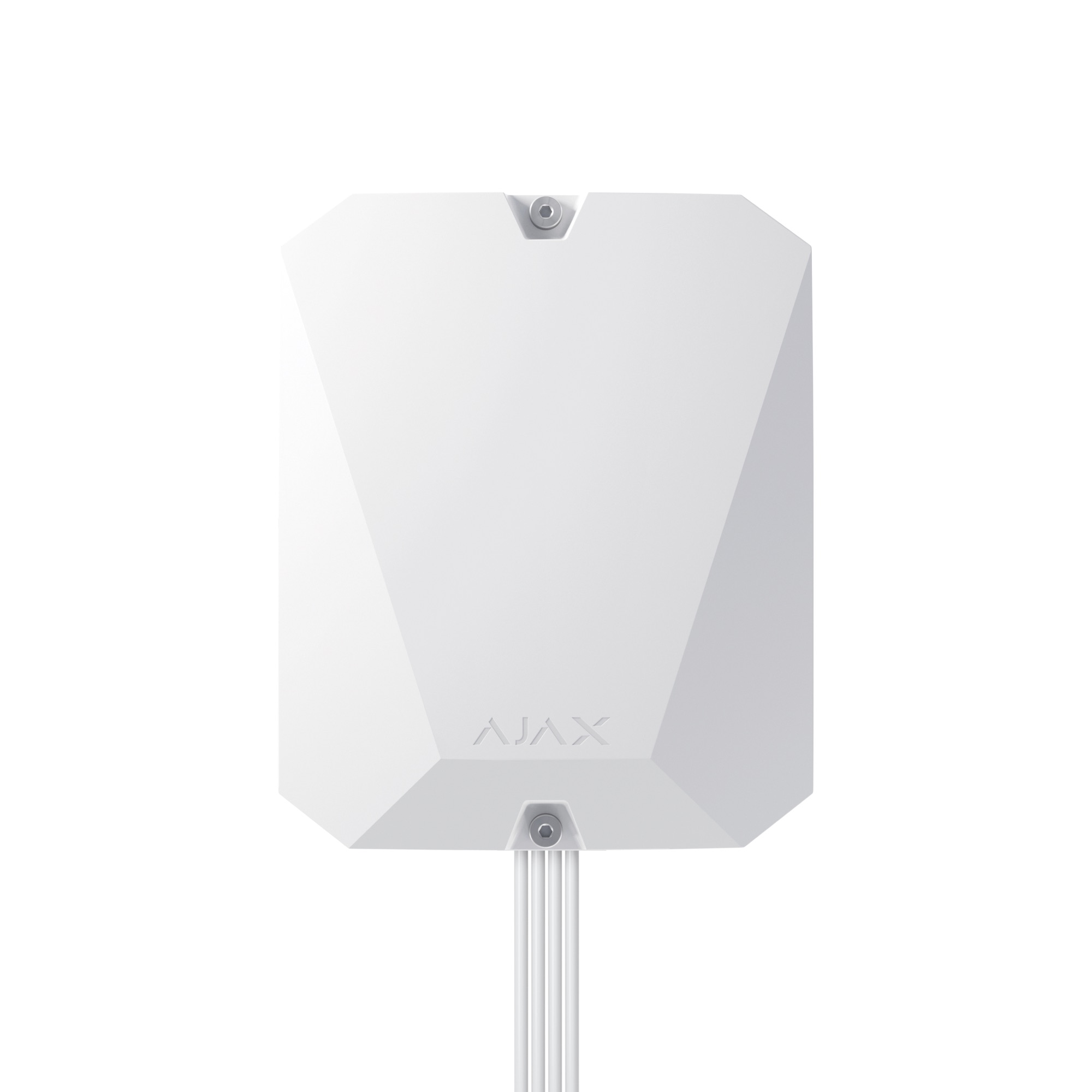 Гібридна централь системи безпеки Ajax FIBRA Hub Hybrid (4G) White