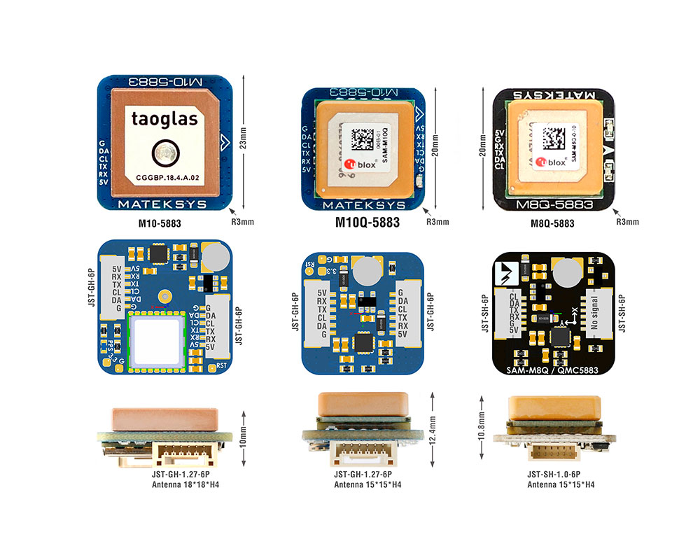 MATEK Mateksys GNSS & Компас M10Q-5883 - Зображення 4