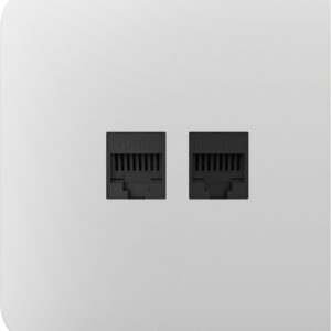 Бічна панель для вбудованої інтернет-розетки Ajax SideCover (LAN) White (126211.319.WH)