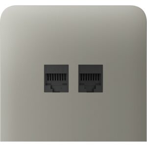 Бічна панель для вбудованої інтернет-розетки Ajax SideCover (LAN) vertical Olive (126226.319.OL)