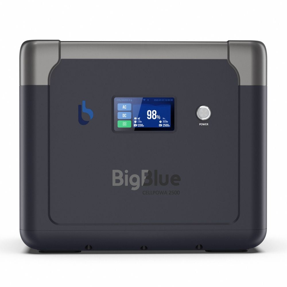Портативна зарядна станція BigBlue CP2500 2500W 1843Wh - Зображення 2