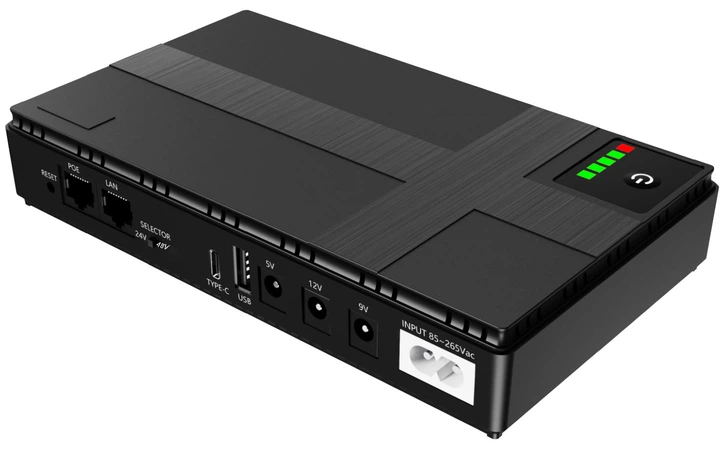 Джерело безперебійного живлення Yepo DC-UPS YP-36W/12000mAh LiFePO4 DC-9V/12V/24V/48V (UA-112969) - Зображення 2