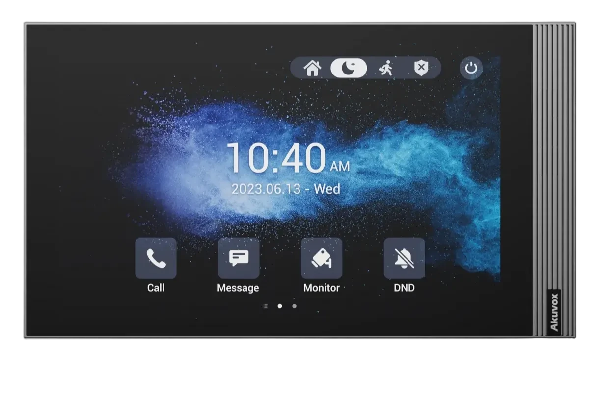 CDATA[ IP відеодомофон Akuvox S562W - це сучасний пристрій з підтримкою Wi-Fi, призначений для контролю доступу і забезпечення безпеки в будинках і офісах. Відеодомофон використовує технологію IP, що дозволяє підключати
IP виклична панель Akuvox R20B X2 OW Silver — надійне рішення для систем безпеки.
IP відеодомофон Akuvox C319A White — надійне рішення для систем безпеки.
IP відеодомофон Akuvox S567W Android Black (S567W) — надійне рішення для систем безпеки.
IP-виклична панель Akuvox R20A Silver - це інтерком-панель виклику, що має підтримку відеовиклику (SIP) та зчитувач RFID-карт 13.56MHz/125KHz.Ця виклична панель має литий корпус з цинкового сплаву, що може витримати розлом.
IP-відеодомофон Akuvox IT88A Black з Wi-Fi - це інноваційний багатофункціональний мультимедійний інтерком-пристрій преміум класу з камерою та IPS-екраном, діагоналлю 10” з енергозберігаючим режимомm що працює під керуванням ОС Android. Можливості цього
Багатоабонентна виклична панель Akuvox R20K Molding Black (00-00002068) — надійне рішення для систем безпеки.
Багатоабонентна виклична панель Akuvox R20K Molding Silver — надійне рішення для систем безпеки.
Інтерком Akuvox R27A - це готове універсальне рішення для під’їздів багатоквартирних будинків, вхідних груп житлових комплексів і офісних центрів. Akuvox R27A являється одночасно і IP-камерою, і сучасним SIP-інтеркомом з RFC-терміналом
Багатоабонентна виклична панель Akuvox R28A Silver — надійне рішення для систем безпеки.
Smart-виклична панель Akuvox R29C - це інноваційний домофон з 7" сенсорним кольоровим дисплеєм. Висока оснащеність R29С дозволяє виконувати численні функції, які раніші були просто недосяжні при використанні звичайних домофонних систем.
Smart-виклична панель Akuvox R29C - це інноваційний домофон з 7" сенсорним кольоровим дисплеєм. Висока оснащеність R29С дозволяє виконувати численні функції, які раніші були просто недосяжні при використанні звичайних домофонних систем.
Багатоабонентна виклична панель Akuvox S532 Silver (00-00002412) — надійне рішення для систем безпеки.
Багатоабонентна виклична панель Akuvox S539 з Metaverse Gray (00-00001888) — надійне рішення для систем безпеки.
Багатоабонетська виклична панель Akuvox 14468 Silver — надійне рішення для систем безпеки.
![