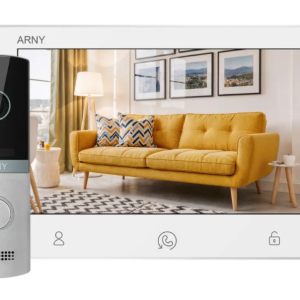 Комплект відеодомофона ARNY AVD-7123FHD (AVD-710FHD 2 МП + AVP-NG230 2 МП), White + Silver