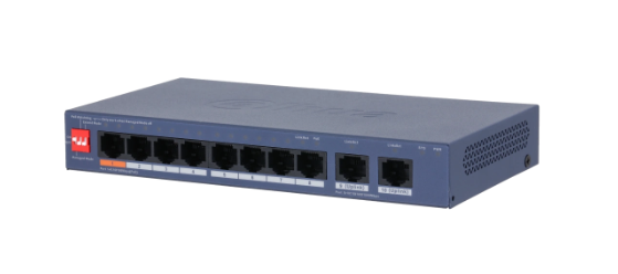 Комутатор 8 портів керований Dahua DH-CS4010-8ET2GT-60