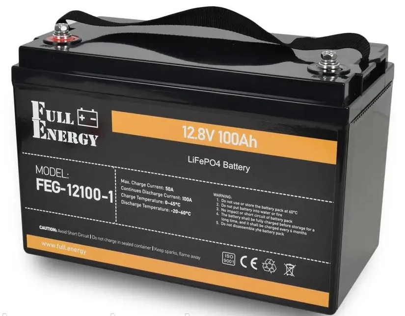 Акумулятор Full Energy FEG-12100-1 LiFePO4 Black (301437)