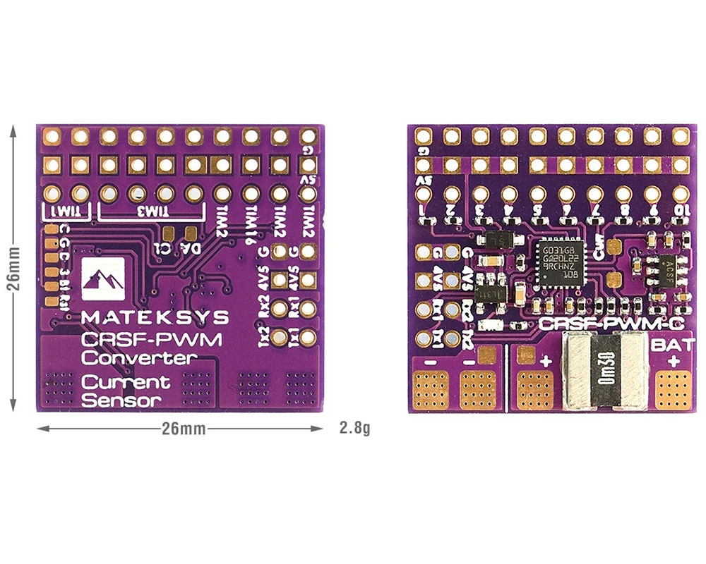 Конвертер сигналу Matek CRSF to PWM Converter, CRSF-PWM-C